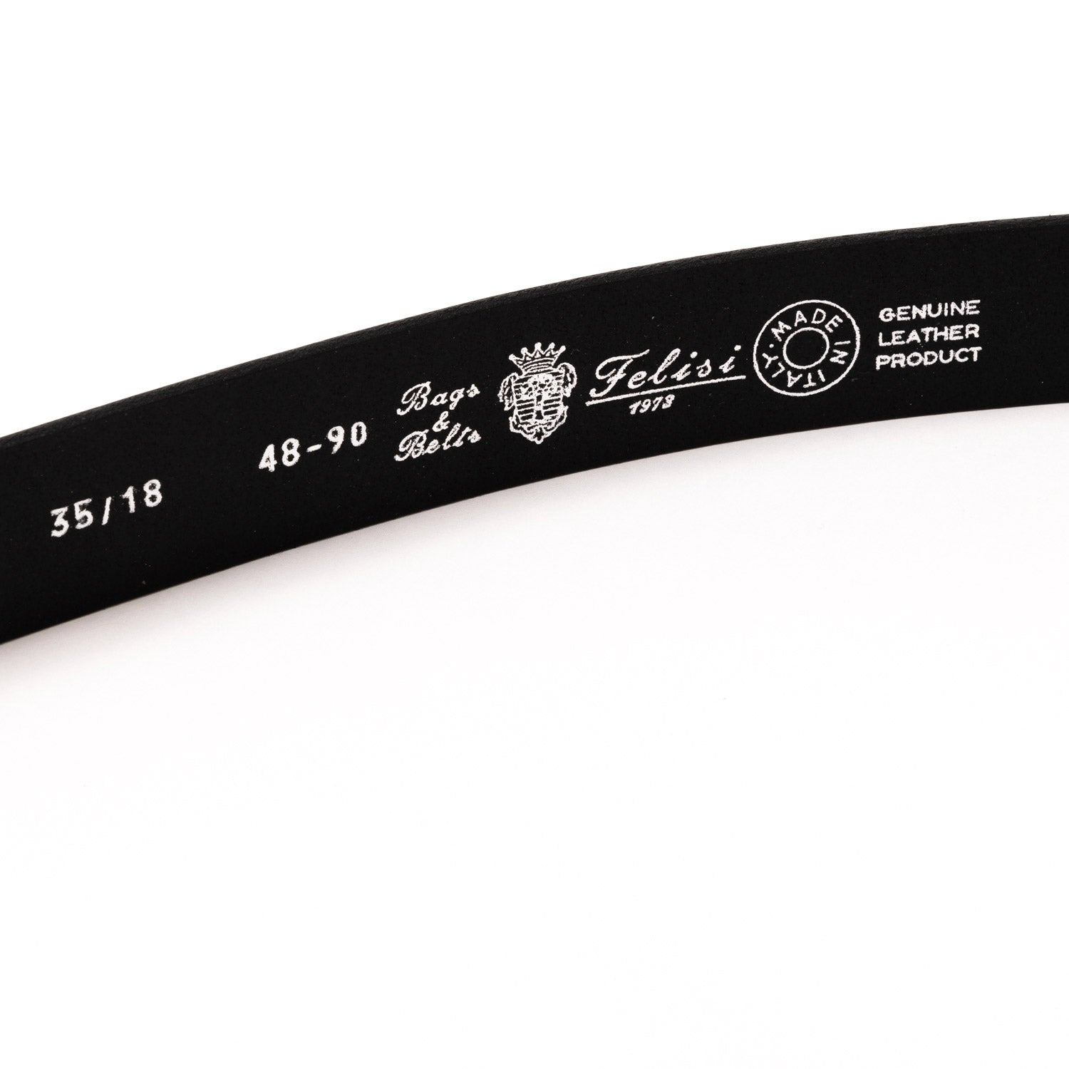 Gürtel "Saddle Strap" aus schwarzem Sattelleder - Handarbeit